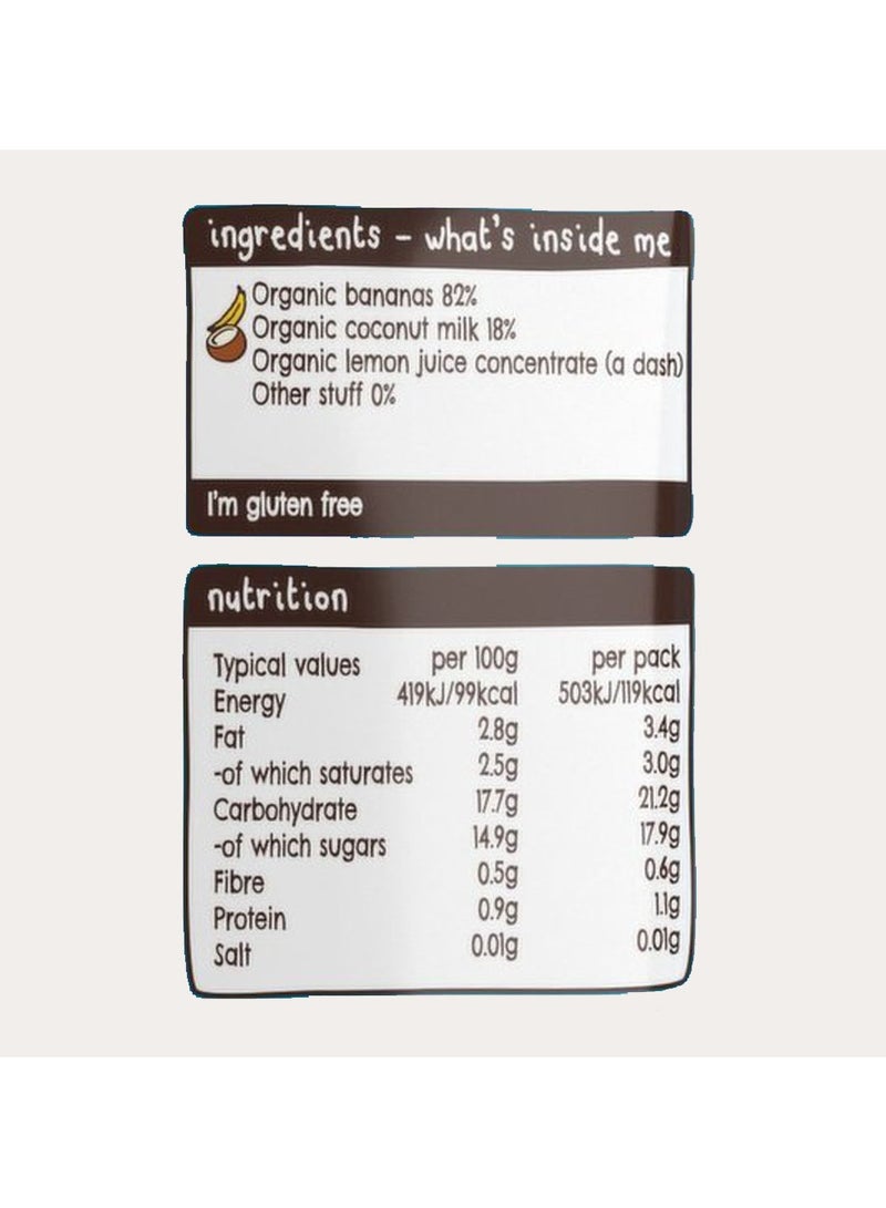 Ella’s kitchen Organic Super Smooth Bananas And Coconut Puree 120g - Image 3