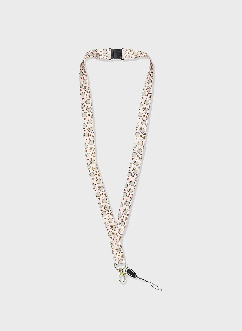 Typo Pusheen Printed Lanyard