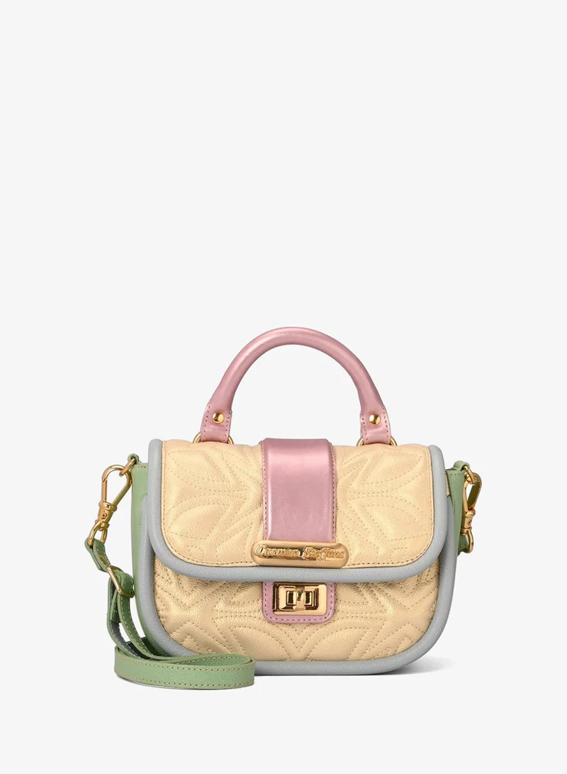 Carmen Steffens  Top Handle Bag in Pearl Yellow for Women | Best Price UAE