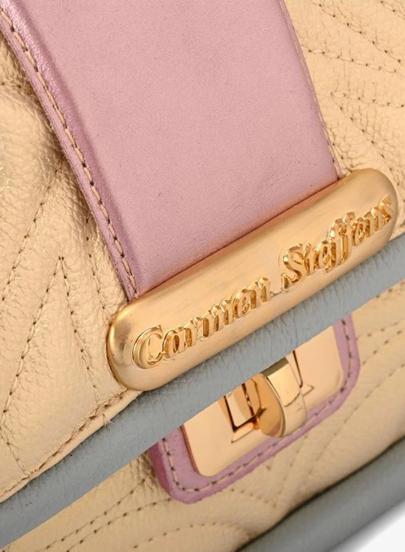 Carmen Steffens  Top Handle Bag in Pearl Yellow for Women | Best Price UAE