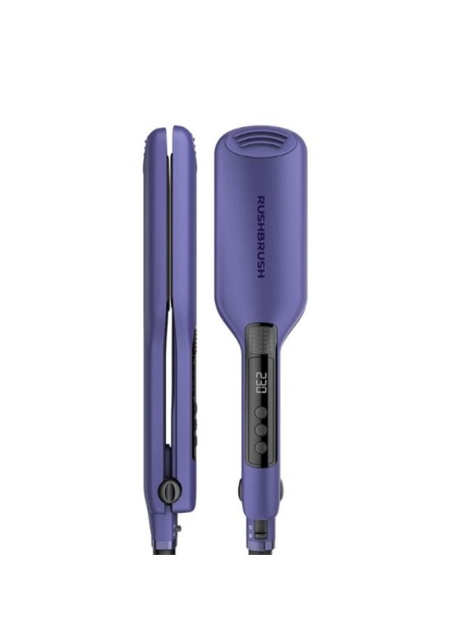 Rush Brush Hair Straightener X1 Wide - Purple  - Image 1