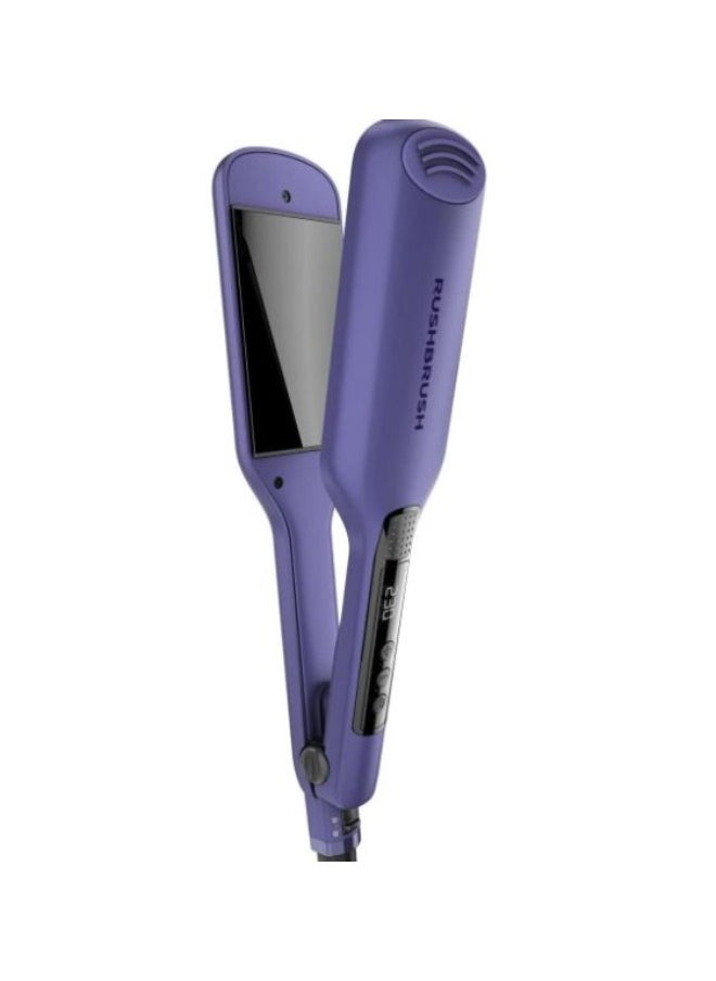 Rush Brush Hair Straightener X1 Wide - Purple  - Image 2