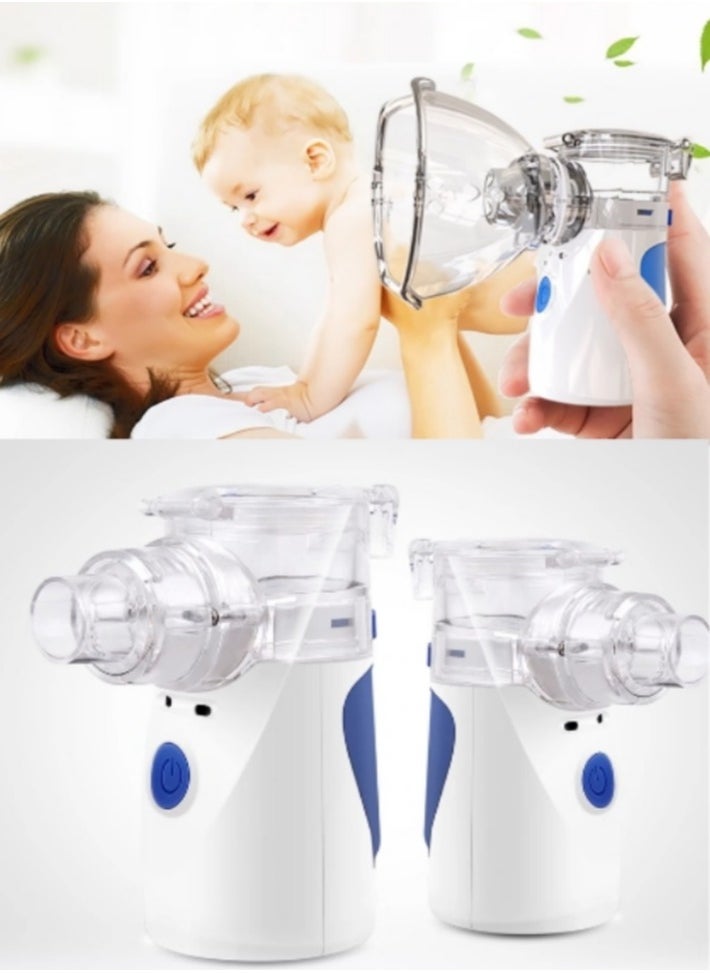 ANRIKKA Anrikka Portable Mesh Nebulizer for Adults & Kids – Ultrasonic Humidifier, Inhaler with Self-Cleaning & Thermometer (White)  - Image 5