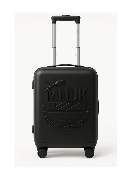 MNUK MANCHESTER 20inch Luggage bag| Polycarbonates & ABS Hardside Luggage Trolley with TSA Lock| Double 360Â° 4 Wheeler| Cabin-20 Inch|Black
