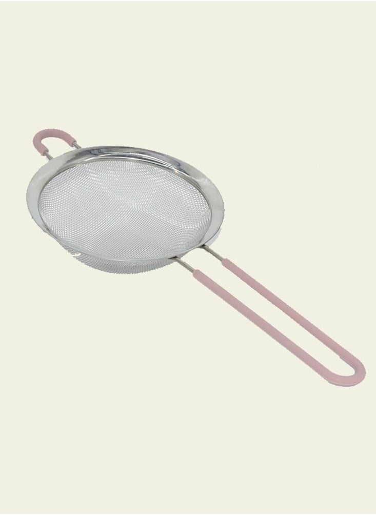 Stainless Steel Strainer Silver/Pink 14 centimeter - pzsku/Z03CDAD91F7BB1947F616Z/45/_/1652723590/89bec098-94d5-4778-a9fc-83bd0550da32