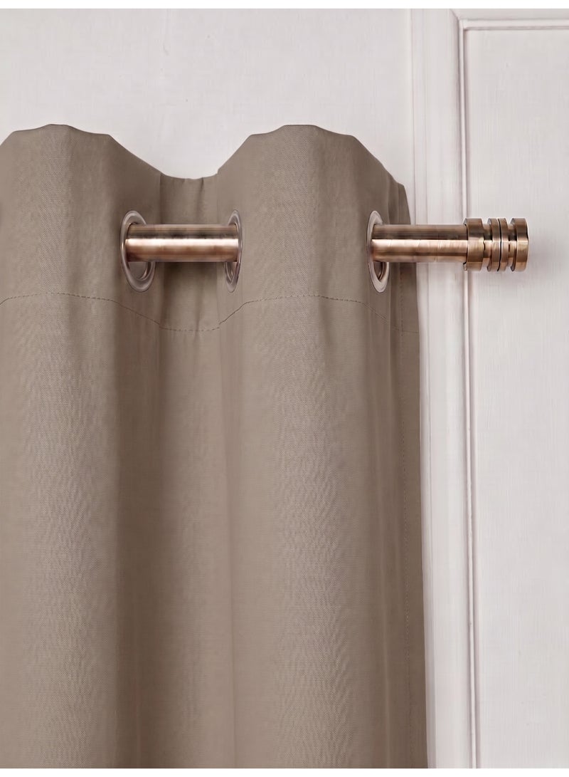 Amali Regal Dimout curtains with  Grommets in 2 panels Size (L 274 x W 132 )cmfor living room Decor or bedroom window noise reduction and light blocking - Image 3