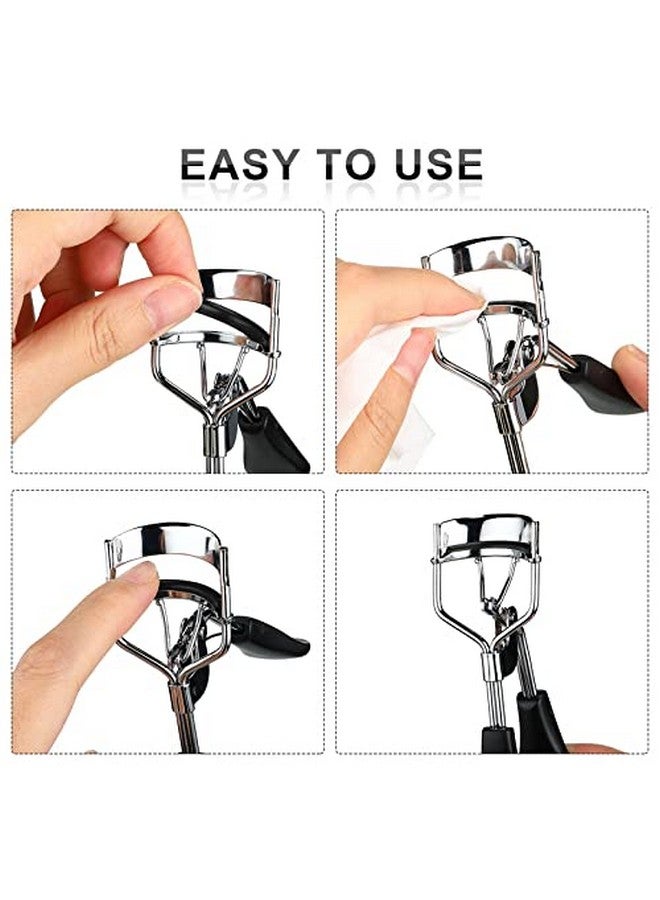 Mudder 80 قطعة وسادات استبدال مكبس الرموش ناعمة بدائل لمكبس الرموش العالمي (أسود) - Image 5