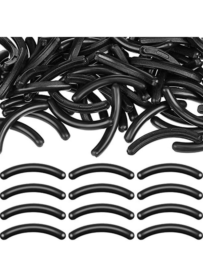 Mudder 80 قطعة وسادات استبدال مكبس الرموش ناعمة بدائل لمكبس الرموش العالمي (أسود) - Image 1