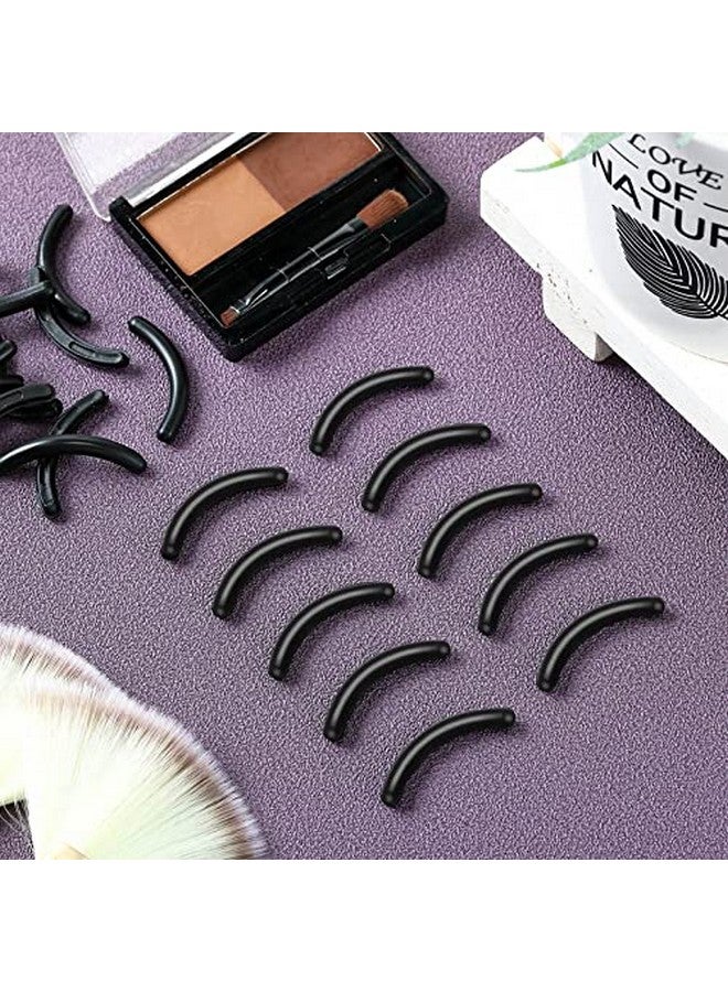 Mudder 80 قطعة وسادات استبدال مكبس الرموش ناعمة بدائل لمكبس الرموش العالمي (أسود) - Image 3