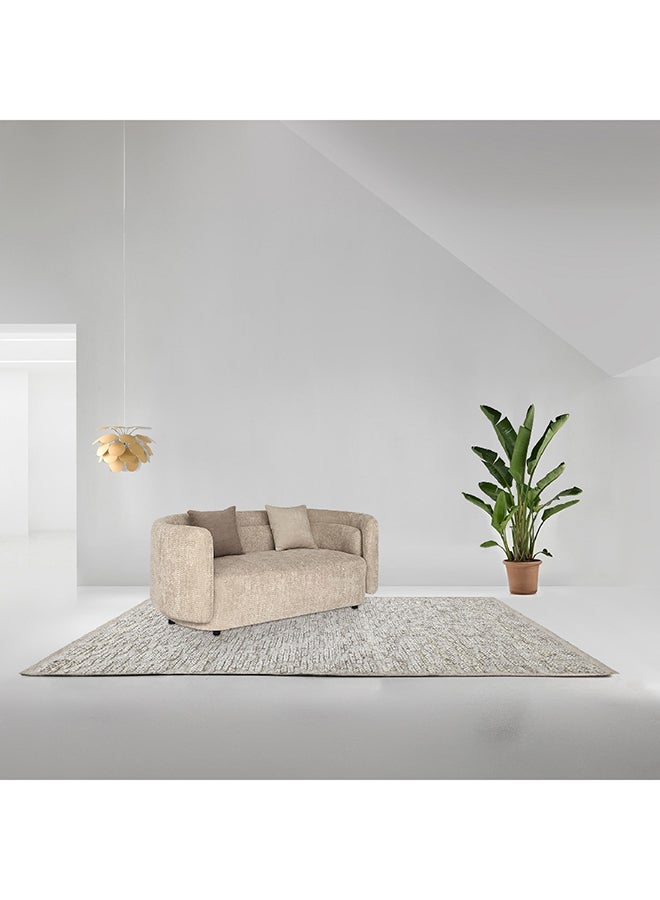 Home Box Lavie 2-Seater Fabric Sofa with 2 Cushions 84 x 74 x 191 cm - Image 2