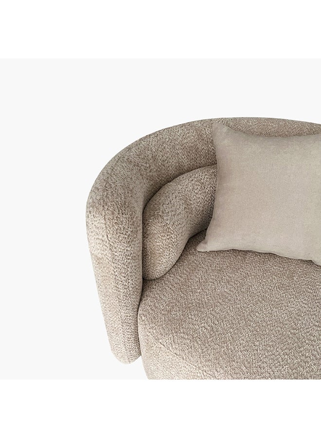 Home Box Lavie 2-Seater Fabric Sofa with 2 Cushions 84 x 74 x 191 cm - Image 5