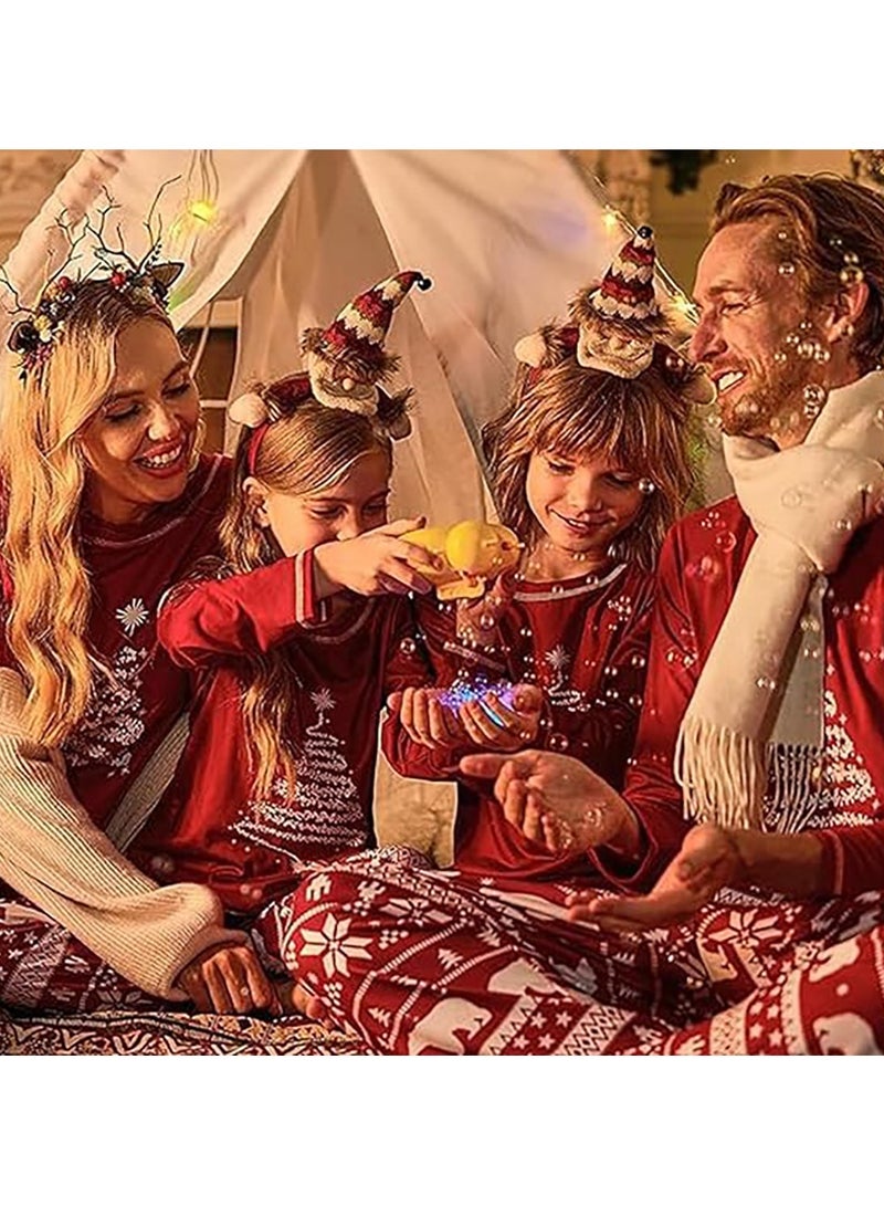 TAPIT Christmas Family Matching Pajamas Classical Nightwear Sleepwear Sets Long Sleeve Pjs for for Adults Kids and Baby Holiday Xmas Sleepwear Set (Men) - Image 3