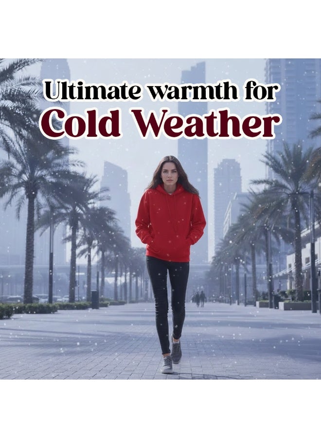 برينت شوب فور مي هودي نسائي - ملابس شتوية للنساء - هودي ناعم ودافئ للسيدات، هودي بأكمام طويلة للنساء، ملابس شتوية مريحة - Image 3