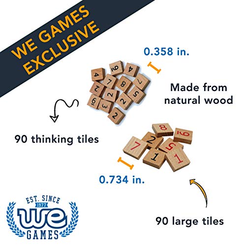 WE Games Wooden Sudoku Puzzle Board Game with Number & Thinking Tiles - 11 in. - Image 5