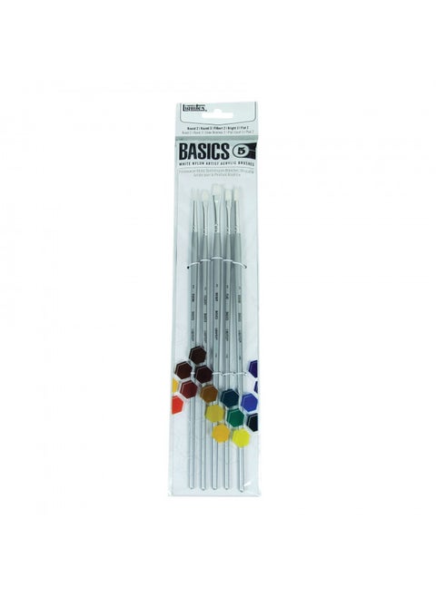 Liquitex BASICS Acylic Paintbrush, Set of 5