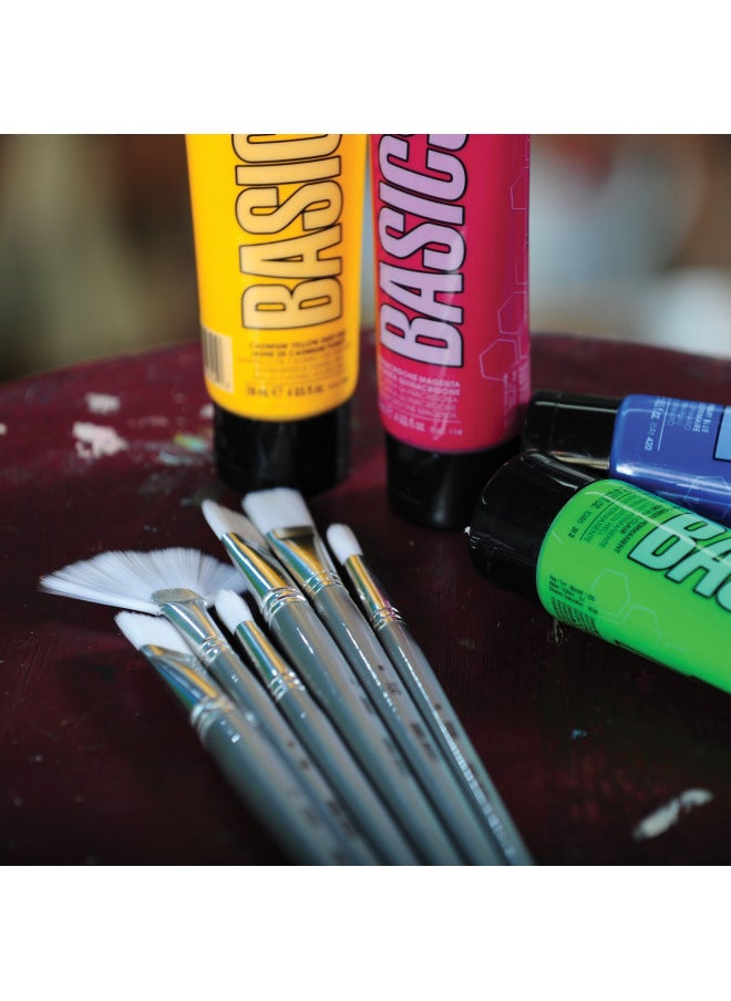 Liquitex - Liquitex BASICS Acylic Paintbrush, Set of 5 - Image 1