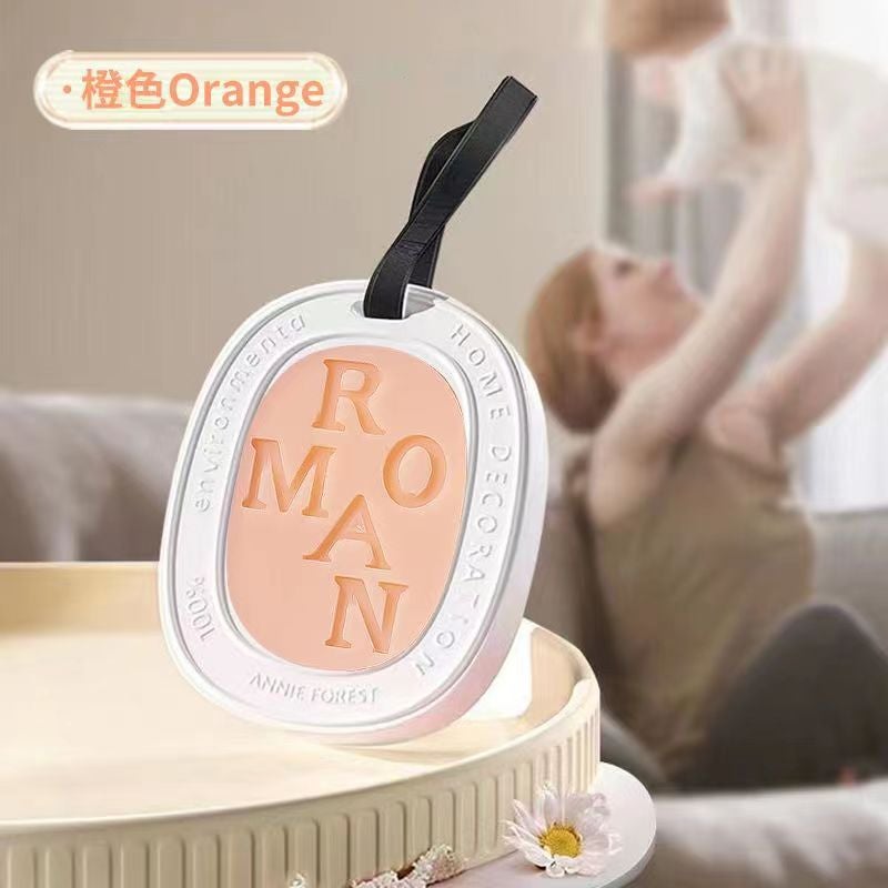 Aromatherapy Gypsum Wax Slice Home Wardrobe Aroma Solid Perfume Accompanying Gift Car Fragrance Pendant - Image 1