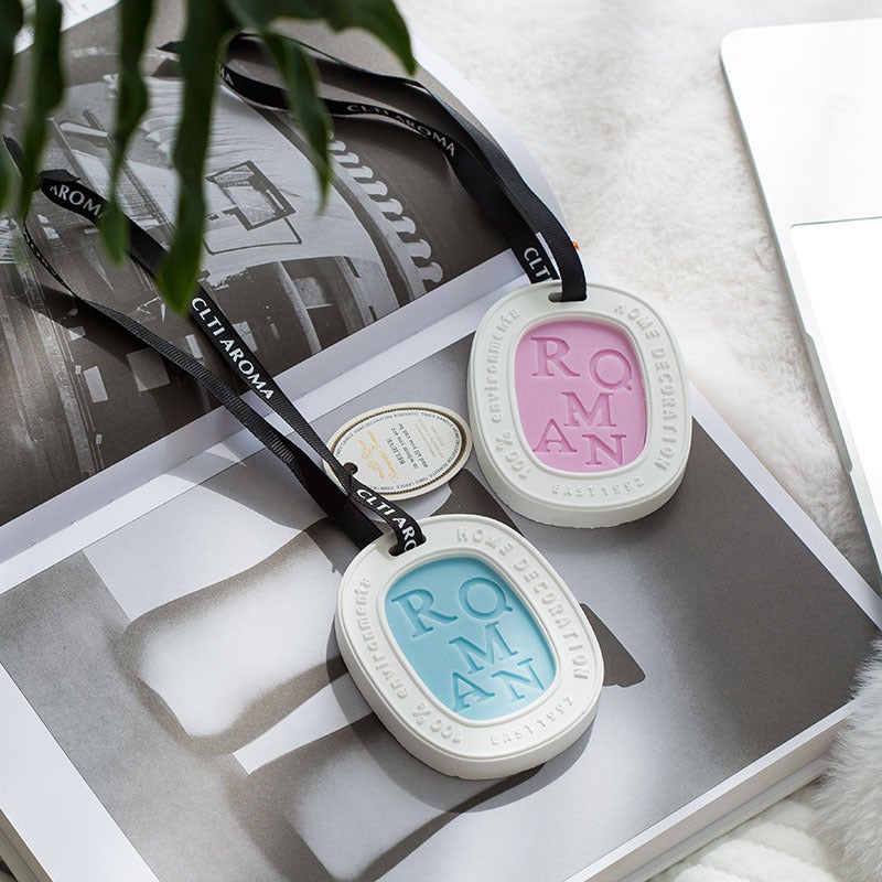 Aromatherapy Gypsum Wax Slice Home Wardrobe Aroma Solid Perfume Accompanying Gift Car Fragrance Pendant - Image 3
