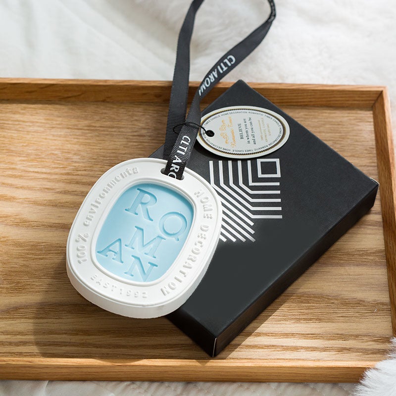Aromatherapy Gypsum Wax Slice Home Wardrobe Aroma Solid Perfume Accompanying Gift Car Fragrance Pendant - Image 4