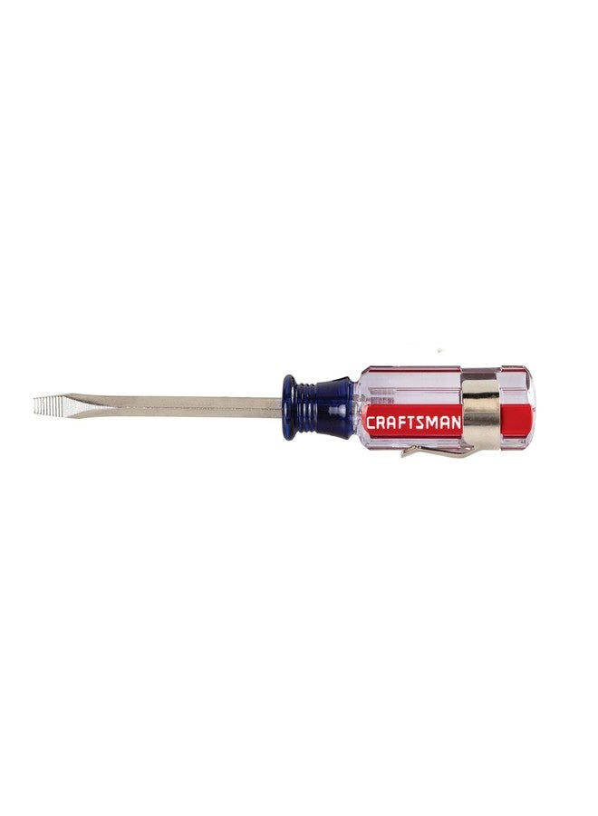CRAFTSMAN Screwdriver, 1/8-in x 2-1/2 in Slotted, Acetate Handle (CMHT65017) - Image 2