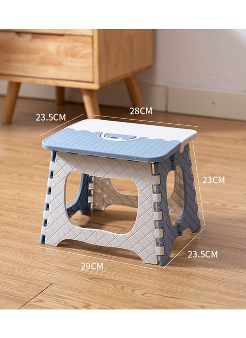 Portable Home Outdoor Folding Stool, Blue