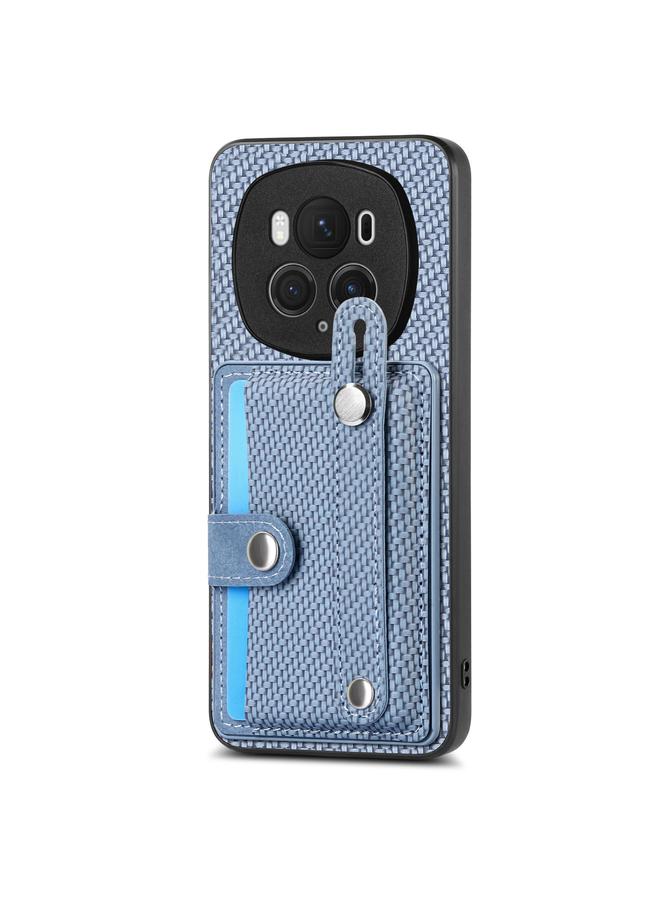 Zaboon Case For Honor Magic6 Pro 5G Wristband Kickstand Card Wallet Back Cover Phone Case with Tool Knife - Image 1