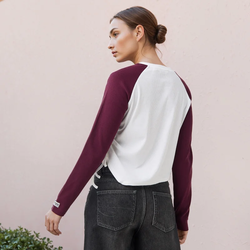 ADOT by Splash Lee Cooper Printed T-shirt with Raglan Sleeves