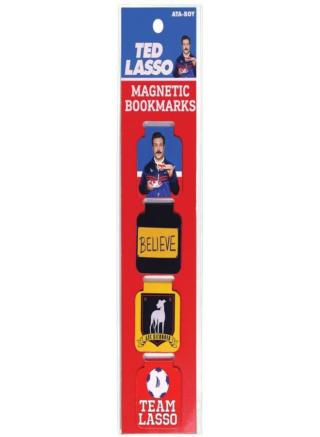 Ata-Boy Ted Lasso Believe Bookmark Set Magnetic Bookmarks (4 Set) Gifts & Merchandise - Image 2
