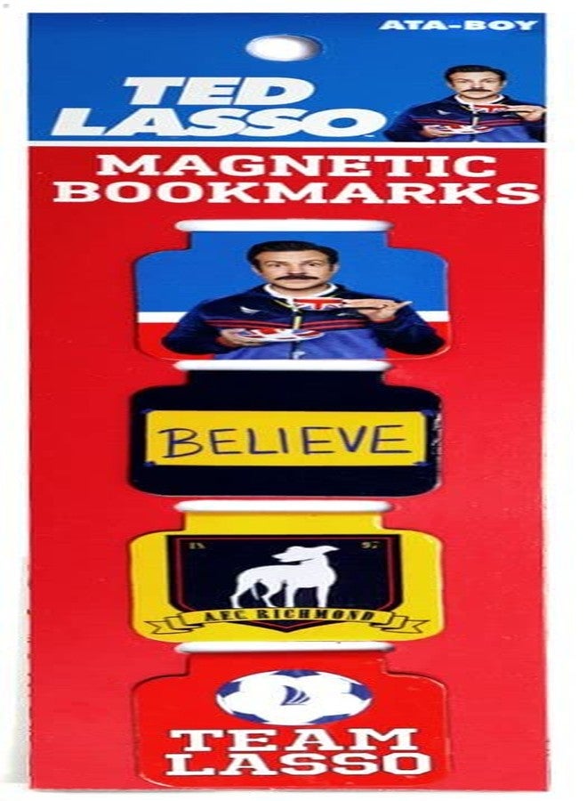 Ata-Boy Ted Lasso Believe Bookmark Set Magnetic Bookmarks (4 Set) Gifts & Merchandise - Image 5