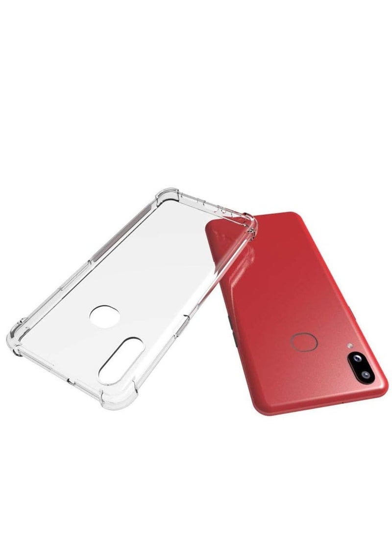 Raxoom Samsung Galaxy A10S Case Cover Protective Shock Absorption Bumper soft Transparent Case (Clear) - Image 5