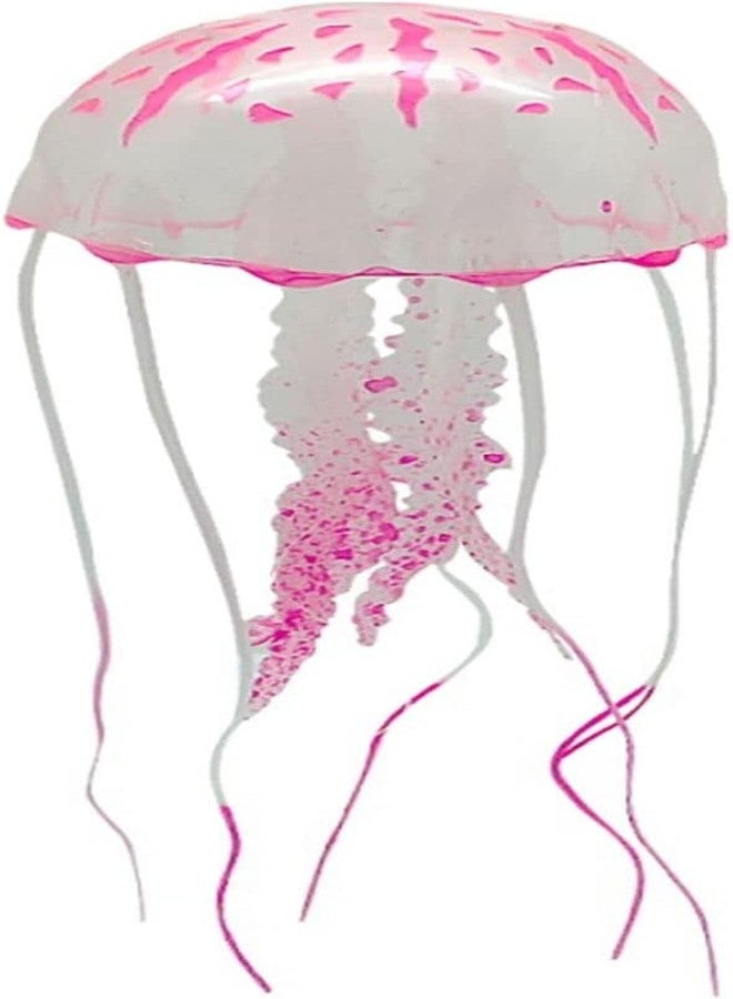 WsjiaboFux Floating Aquarium Ornament Decorative Fishtank Accessories Swim Jellyfish Ornament Glowing Fish Tanks Decorations Aquarium Décor Thematic Ornaments - Image 1
