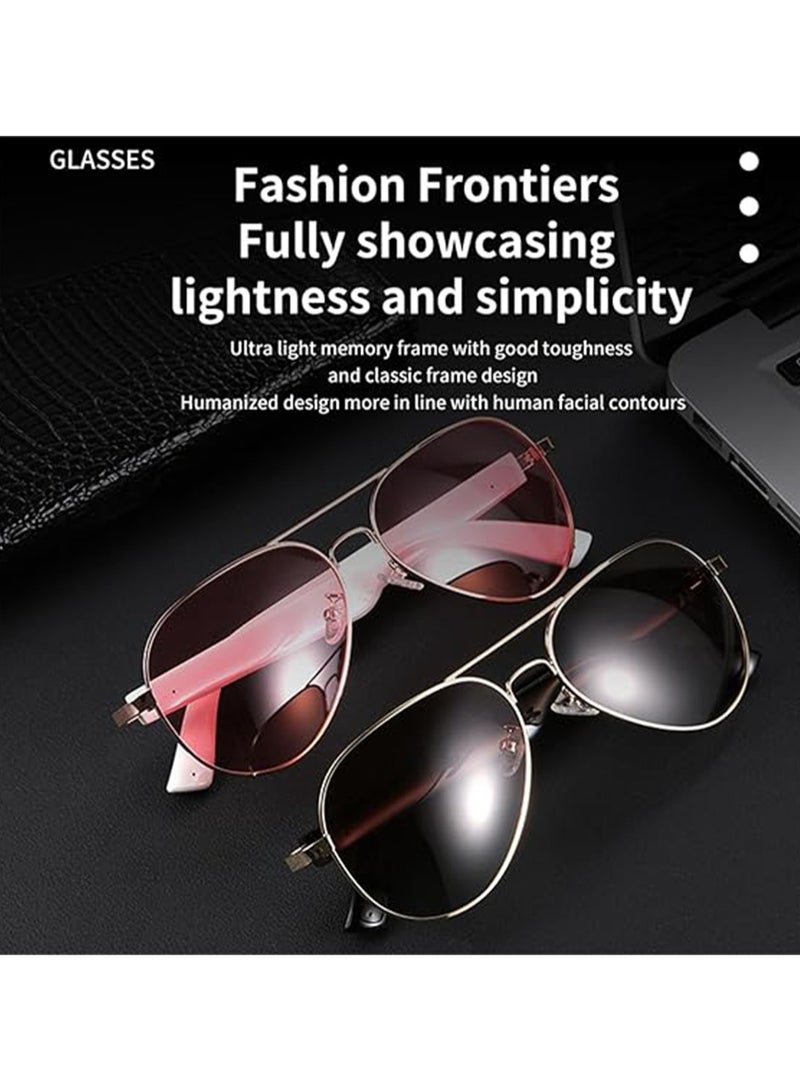 MZ01 Smart Bluetooth Glasses for Listening to Music and Talking Sunglasses with UV Protection, Fast Charging, Polarized Lenses for Driving (Black) - Image 5