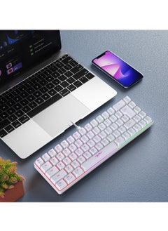إتش إكس إس جيه لوحة مفاتيح الألعاب السلكية V200 68 Key RGB ومجموعة ماوس الألعاب اللاسلكية T90  - Image 4