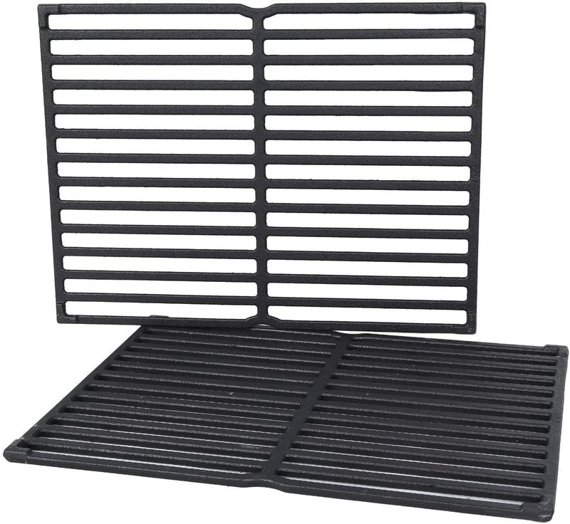 GasSaf 15" Grill Grate Replacement for Weber 7522, Spirit 200, Spirit E200, S200, S210, E210, Spirit 500,Genesis Silver A, 2-Pack Cast Iron Grill Grid Grate Replace for Weber 7521, 7523, 65904, 65905 - Image 3