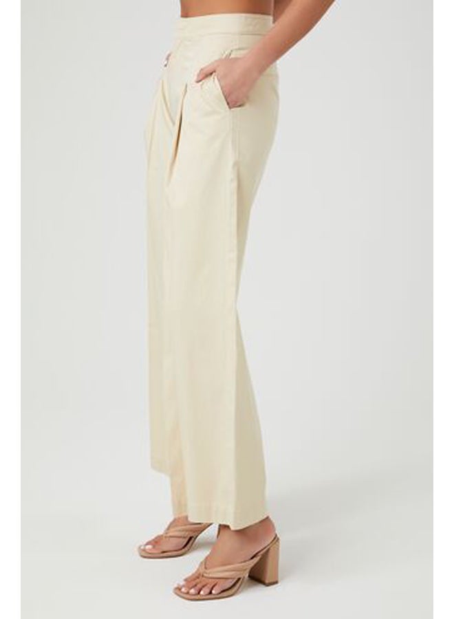 FOREVER 21 Pleated Satin Wide-Leg Pants - Image 2