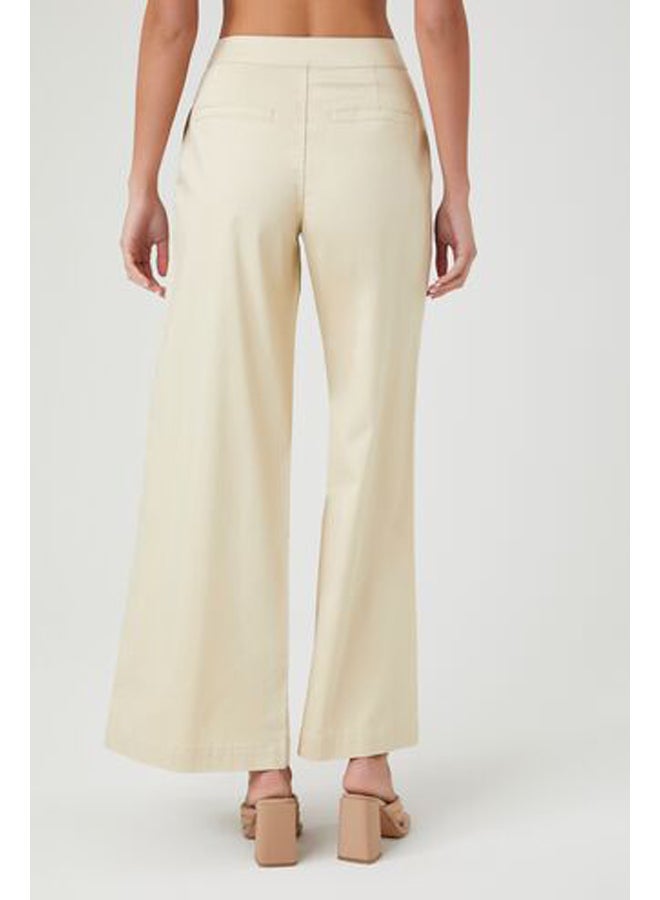 FOREVER 21 Pleated Satin Wide-Leg Pants - Image 3