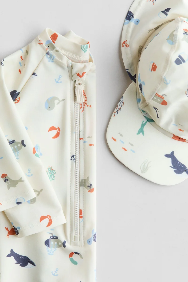 اتش اند ام طقم للحماية من الشمس بمعيار 50