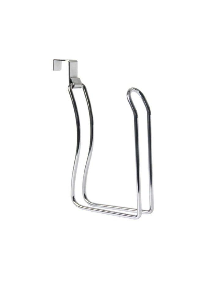 Sisily Wall Mounted Toilet Roll Paper Holder Punch-free Stainless Steel Tissue Storage Holder Creative Hanging Roll Paper Hanger Home - Image 3