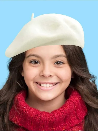 تيزجيلسين Children's French Painter Felt Beret