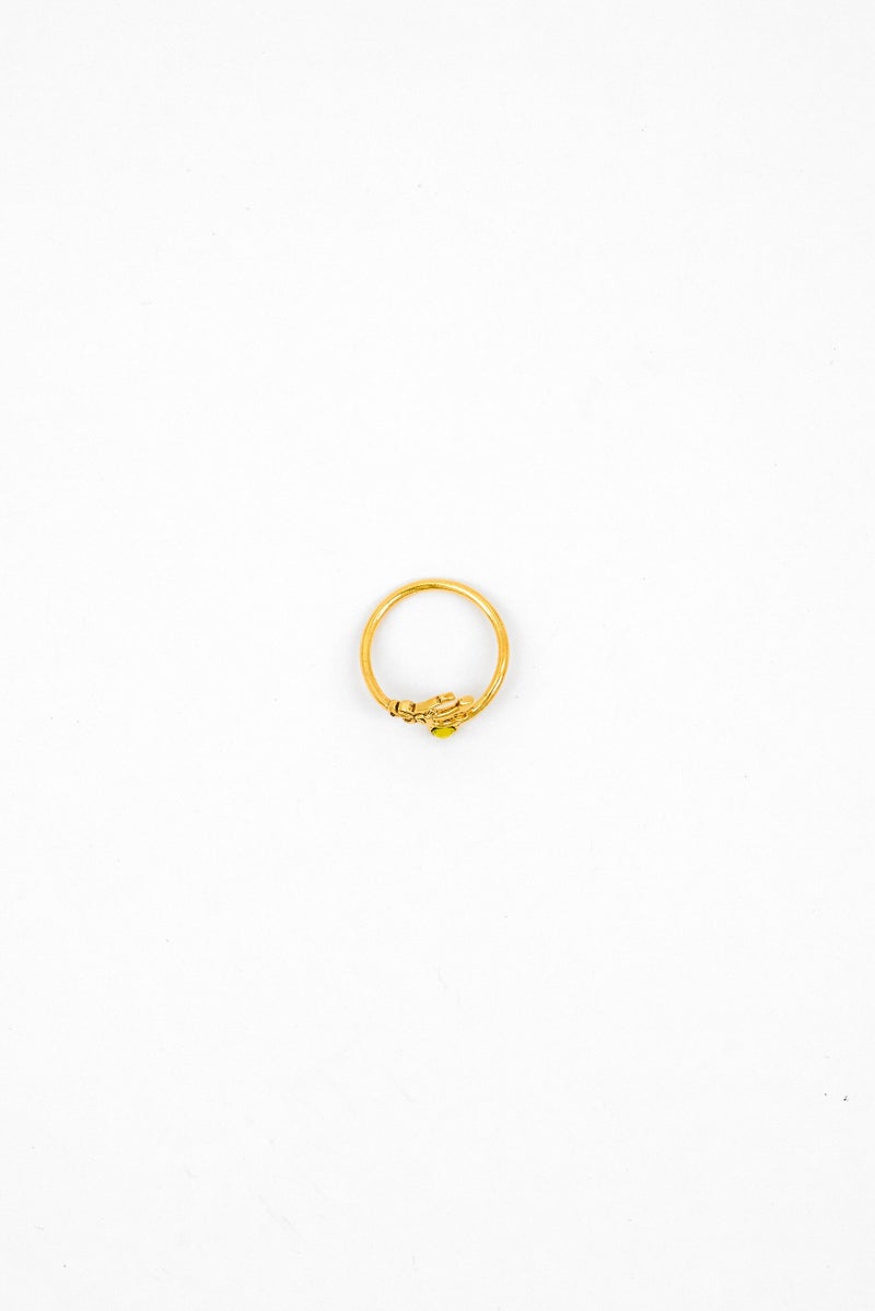 ALEX AND ANI Women Fashionable Trident Ring Wrap, Gold - Image 2