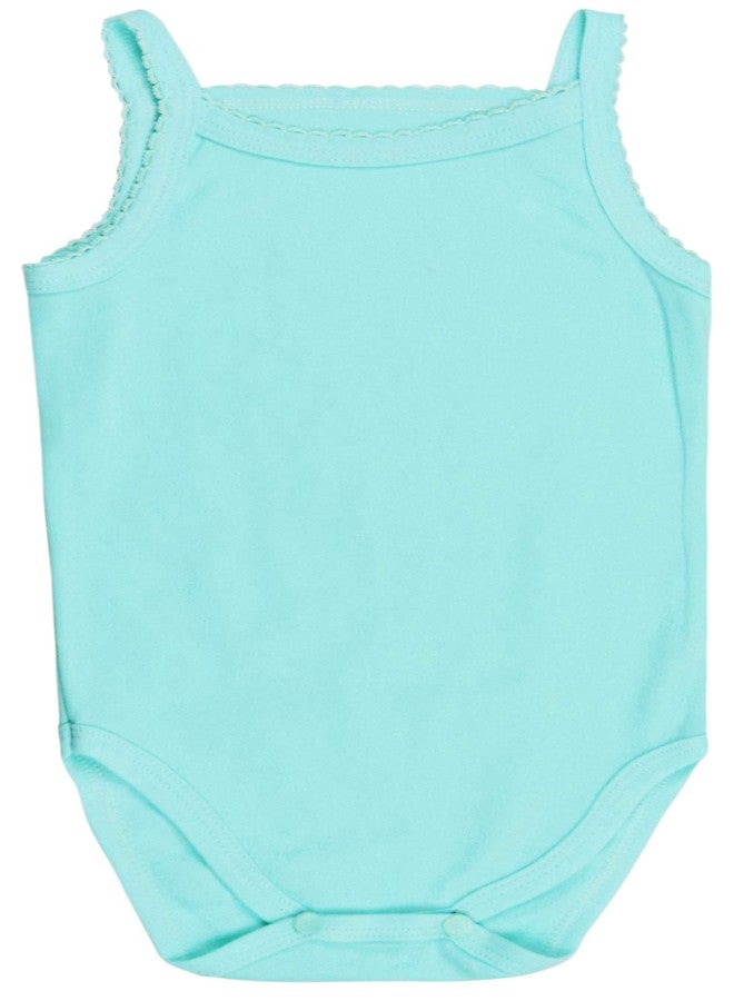 ToBeInStyle Baby Girls' 4 Pack Overall One-Piece Bodysuit - Pastel - Size 2 - Image 3