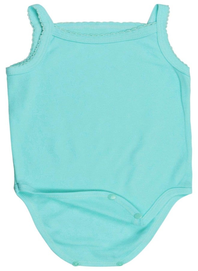 ToBeInStyle Baby Girls' 4 Pack Overall One-Piece Bodysuit - Pastel - Size 2 - Image 4