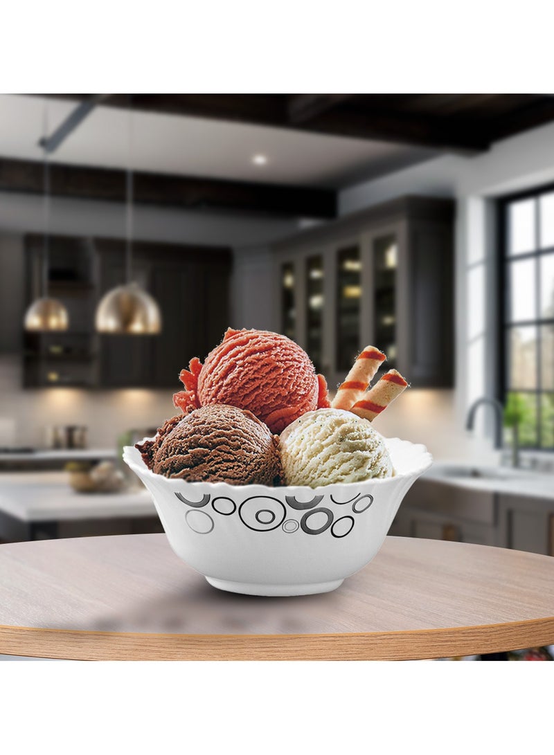 لاوبالا طقم عشاء لا أوبالا كلاسيك 44 قطعة مصنوع من أوبال وير لون ميستي دروبس آمن للميكروويف وغسالة الصحون خفيف الوزن بتصميم بسيط - Image 5