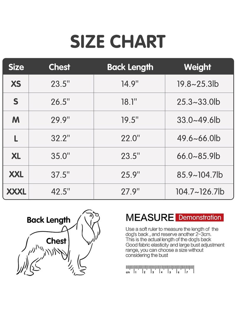 KASTWAVE Dog Recovery Suit, Professional Soft Breathable Dog Surgery Suit, Abdominal Surgical Suit, Prevent Licking Wounds, Dog Recovery Suit, Dog Pajamas, Long Sleeve Prevent Shedding, Large Grey - Image 2