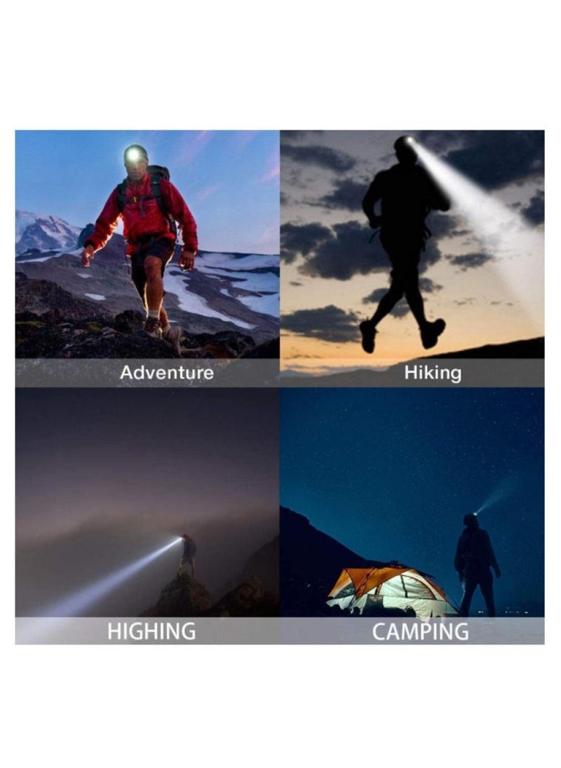 Alissa - Super Bright 5 X T6 LED Headlamp Head Torch Lamp Rechargeable USB 4Modes Zoomable Headlight for Fishing Camping Waterproof Flashlight - Image 1