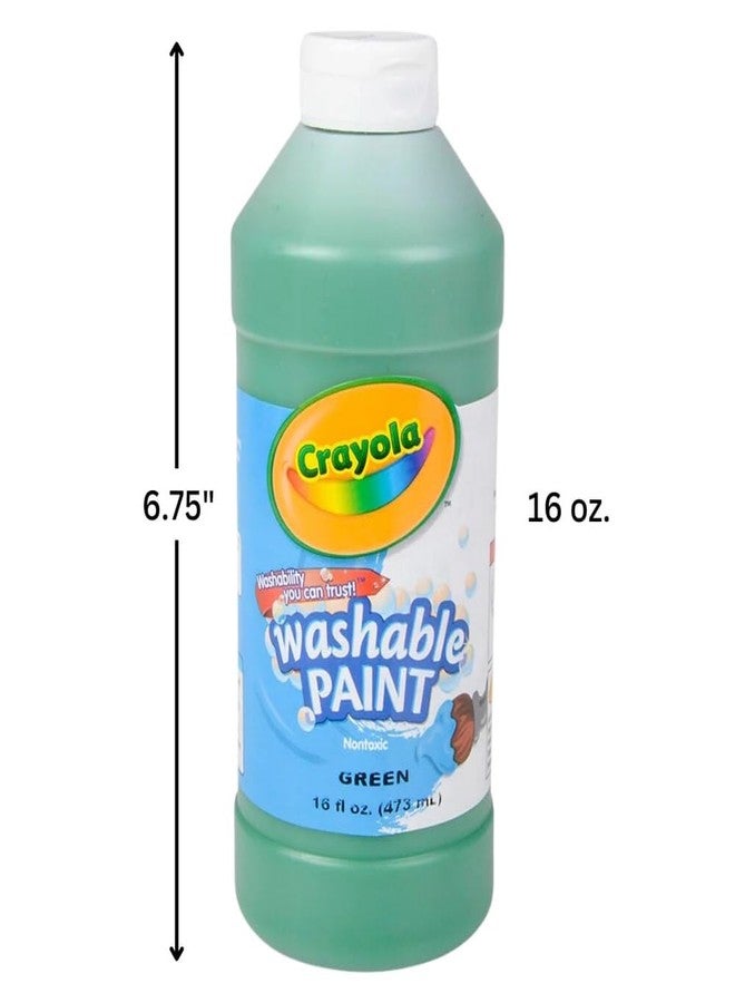 Crayola Washable Paint 16 oz. - Green - Image 2
