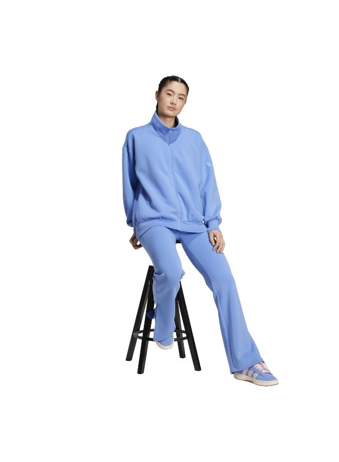 Adidas W All Szn Sl Fp Blue Training Pants For Women XS  - Image 4