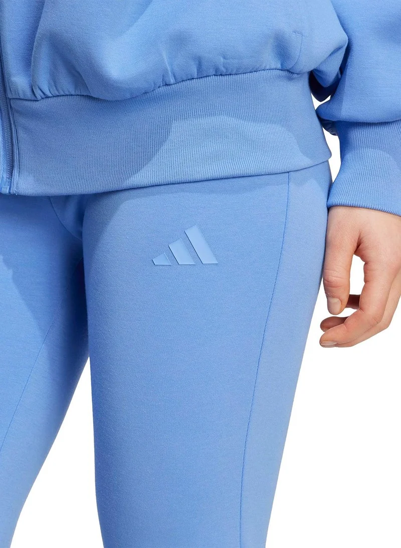 adidas بنطلون نسائي أزرق