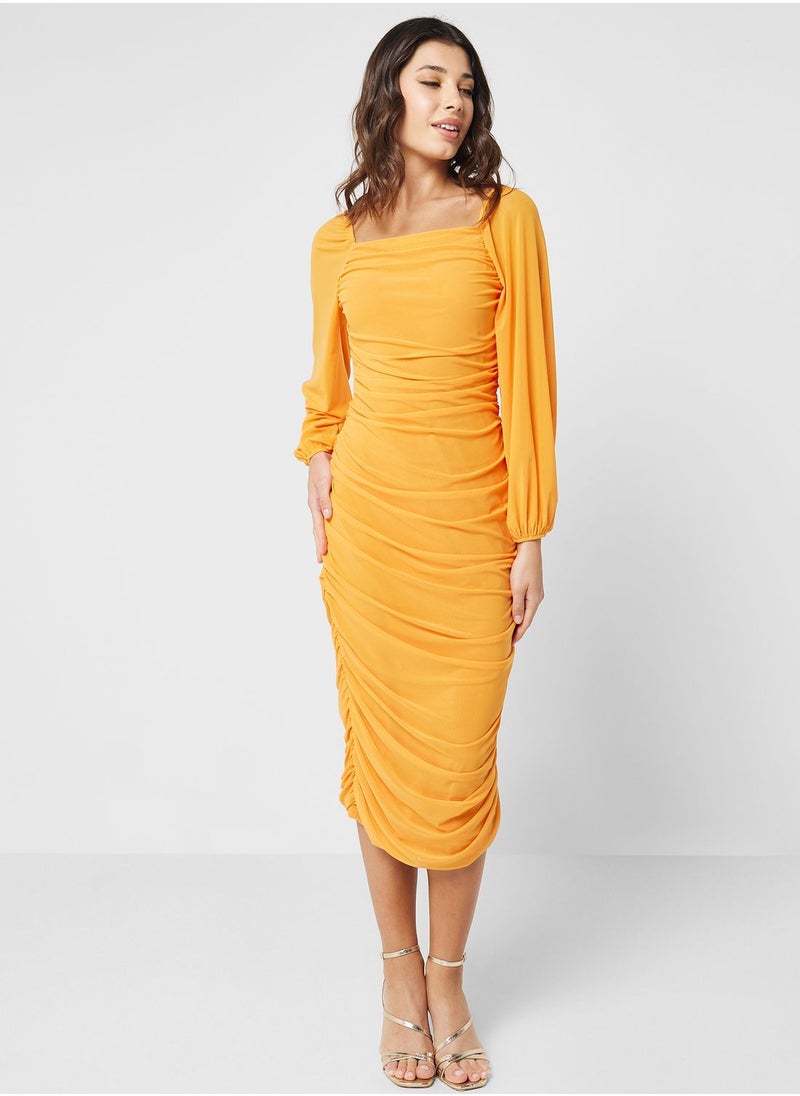 Ginger - Ruched Bodycon Dress - Image 1