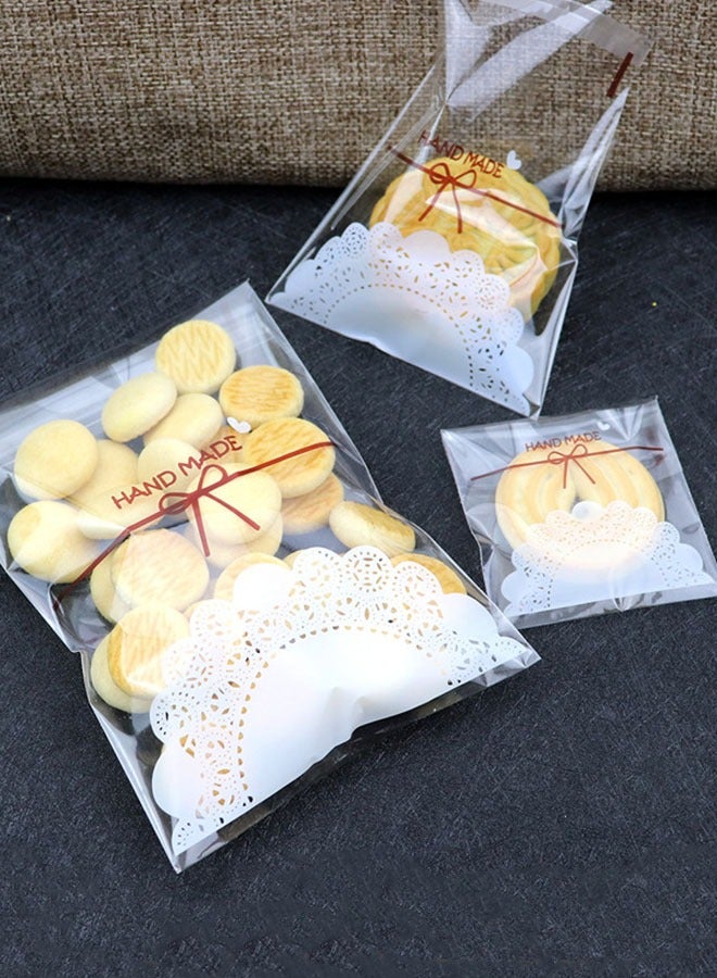 4”x4”Self Adhesive Candy Bag 100 PCS Cookie Bags Self-adhesive Sealing Small gifts Clear OPP Plastic Party for Bakery, Candy - Image 4